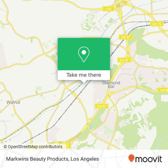 Markwins Beauty Products map