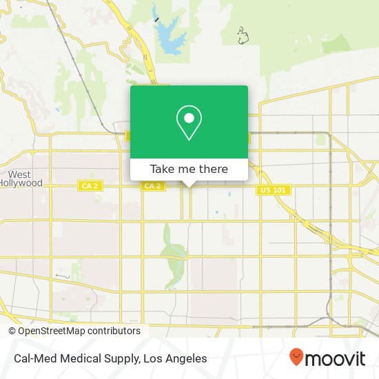 Cal-Med Medical Supply map