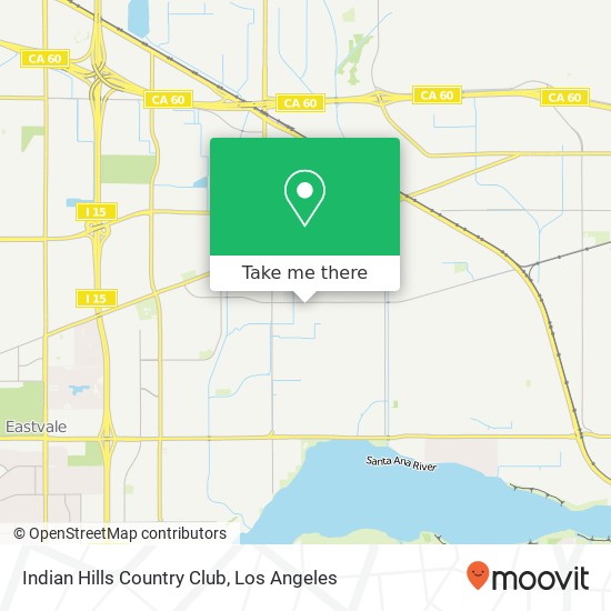 Indian Hills Country Club map