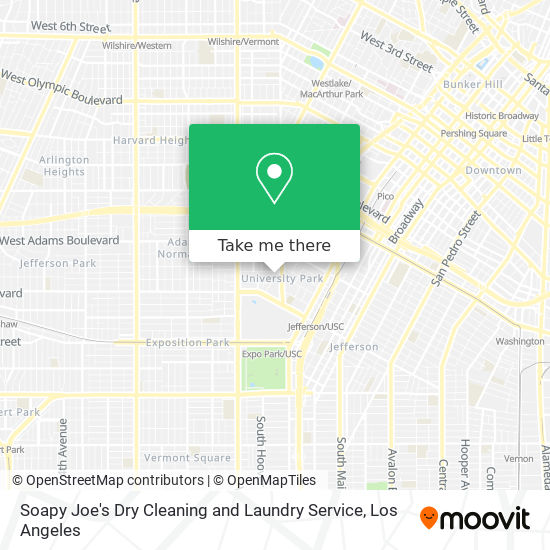 Soapy Joe's Dry Cleaning and Laundry Service map