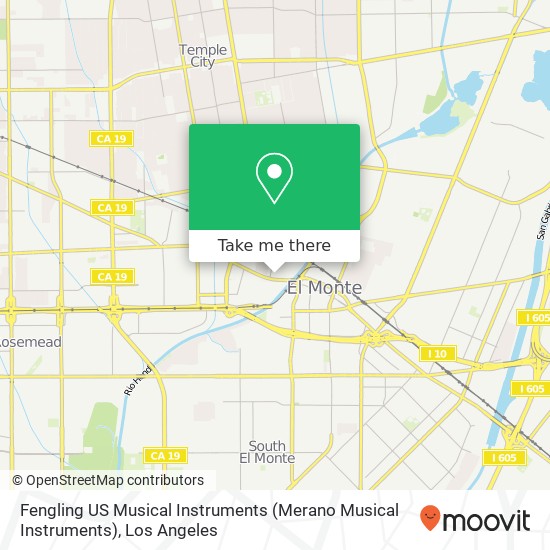 Fengling US Musical Instruments (Merano Musical Instruments) map