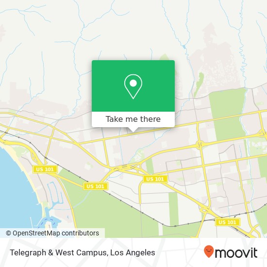 Telegraph & West Campus map