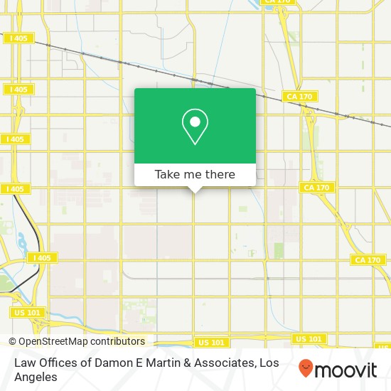 Mapa de Law Offices of Damon E Martin & Associates