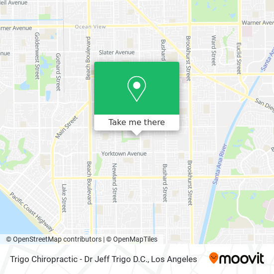 Mapa de Trigo Chiropractic - Dr Jeff Trigo D.C.