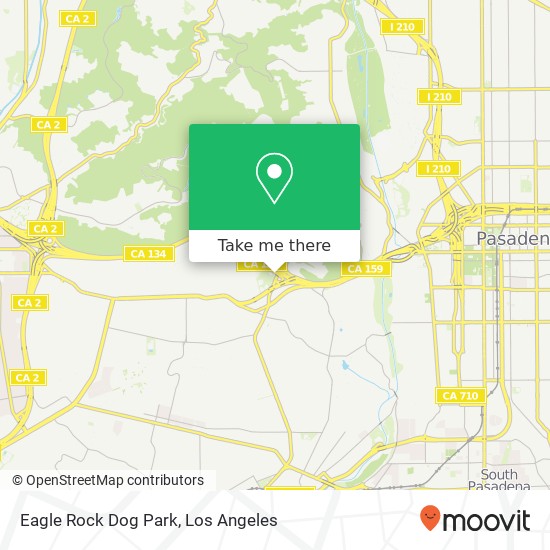 Mapa de Eagle Rock Dog Park