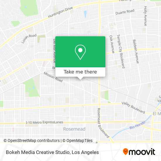 Bokeh Media Creative Studio map