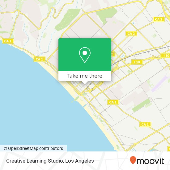 Creative Learning Studio map
