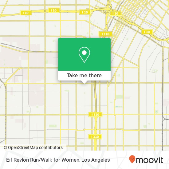 Mapa de Eif Revlon Run/Walk for Women