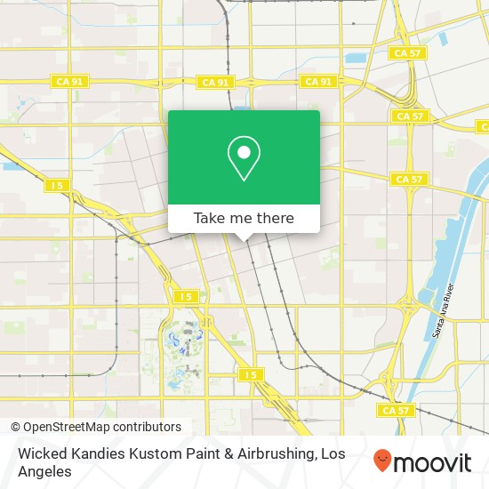 Wicked Kandies Kustom Paint & Airbrushing map