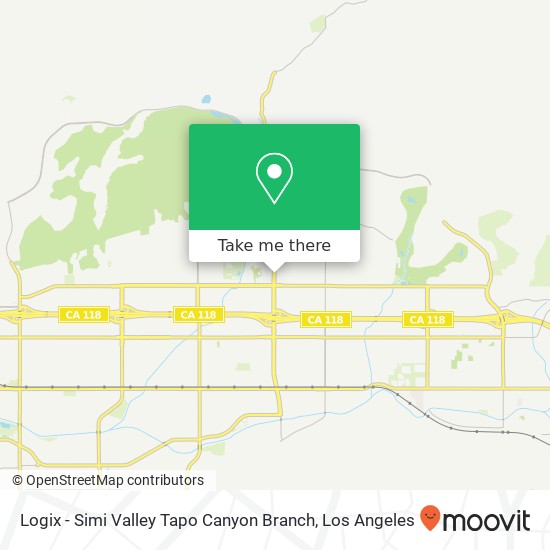 Logix - Simi Valley Tapo Canyon Branch map