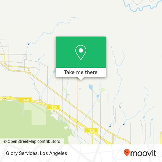 Glory Services map