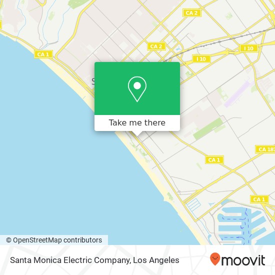 Mapa de Santa Monica Electric Company