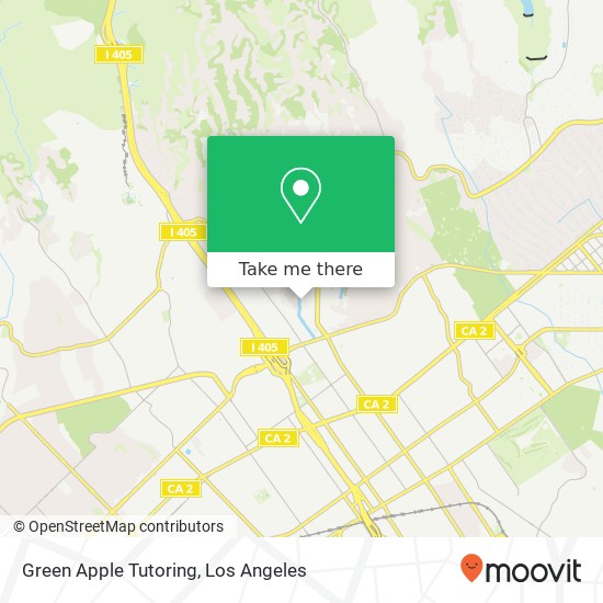 Mapa de Green Apple Tutoring