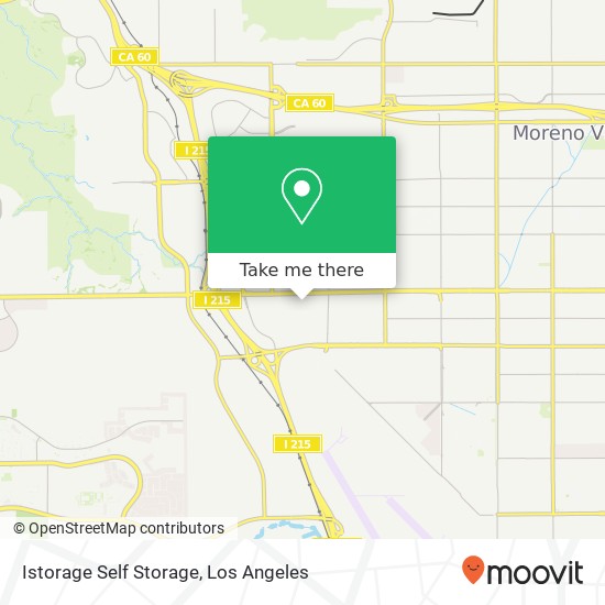 Istorage Self Storage map