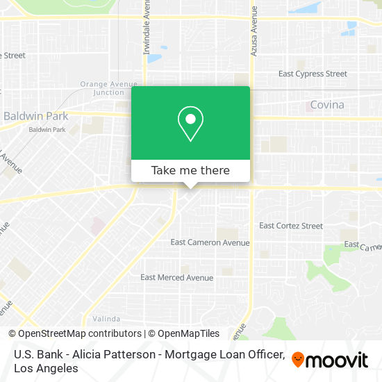 U.S. Bank - Alicia Patterson - Mortgage Loan Officer map