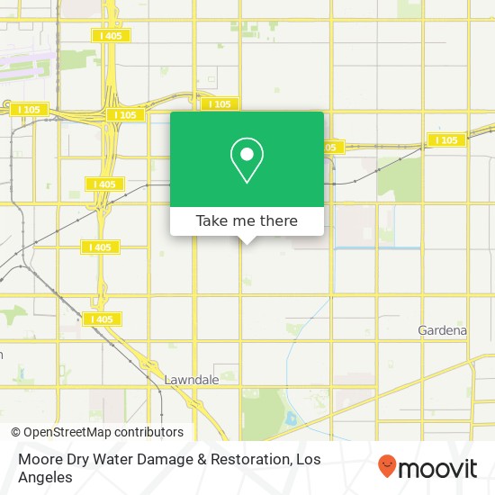 Mapa de Moore Dry Water Damage & Restoration