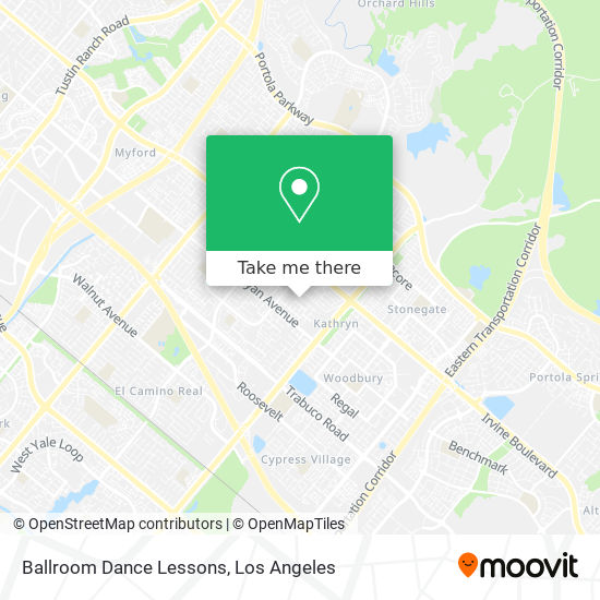 Ballroom Dance Lessons map