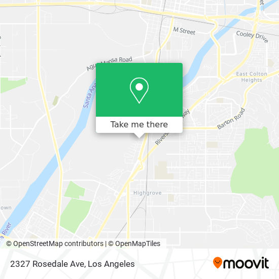 Mapa de 2327 Rosedale Ave