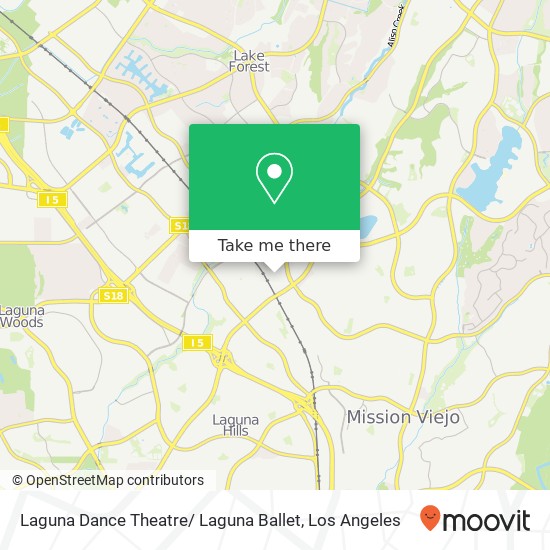 Laguna Dance Theatre/ Laguna Ballet map