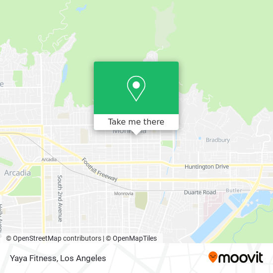 Yaya Fitness map