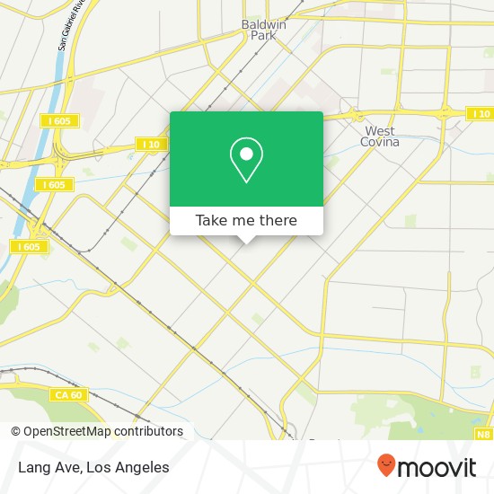Mapa de Lang Ave