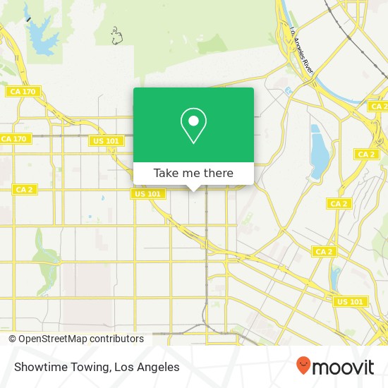 Showtime Towing map