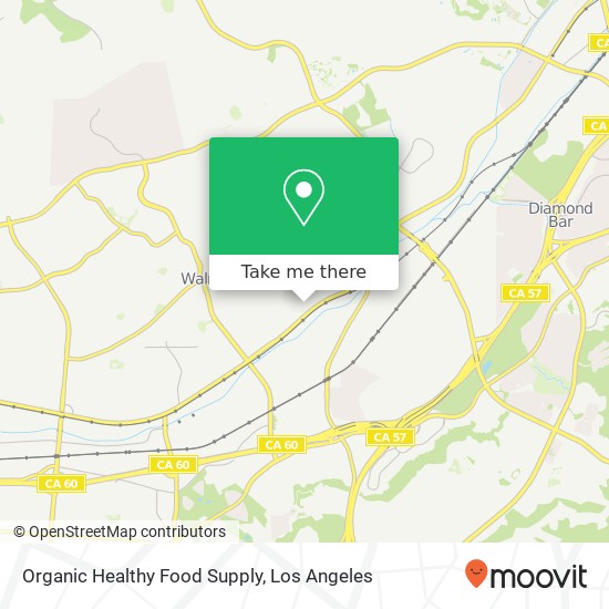Organic Healthy Food Supply map