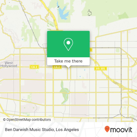 Mapa de Ben Darwish Music Studio