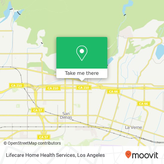 Lifecare Home Health Services map