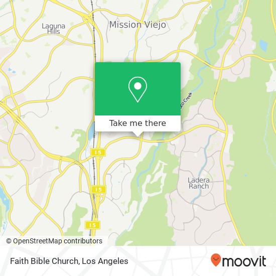 Mapa de Faith Bible Church