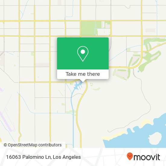 Mapa de 16063 Palomino Ln