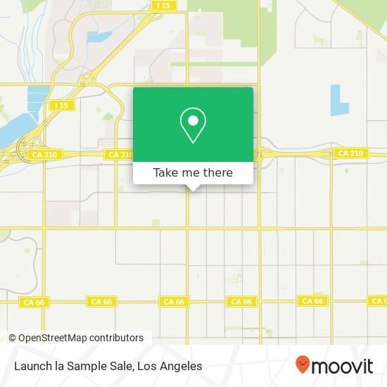 Launch la Sample Sale map