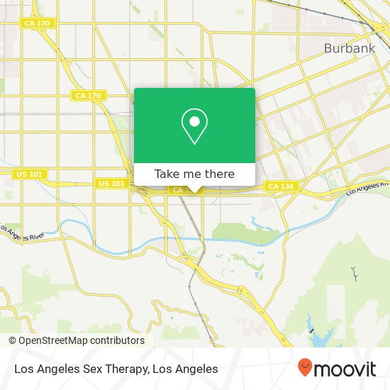 Mapa de Los Angeles Sex Therapy