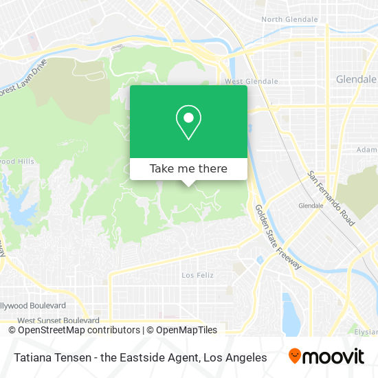 Mapa de Tatiana Tensen - the Eastside Agent