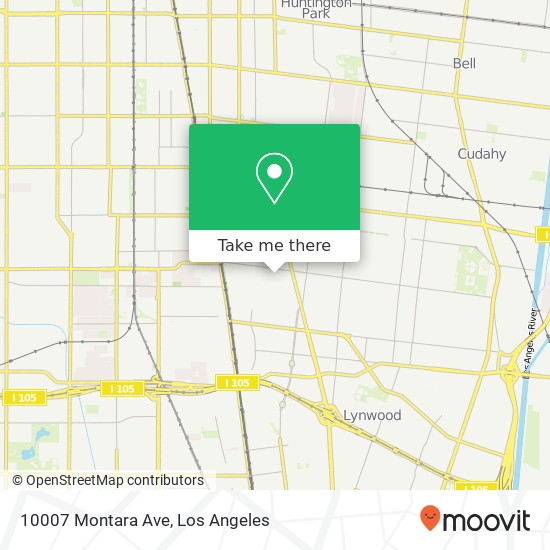 Mapa de 10007 Montara Ave
