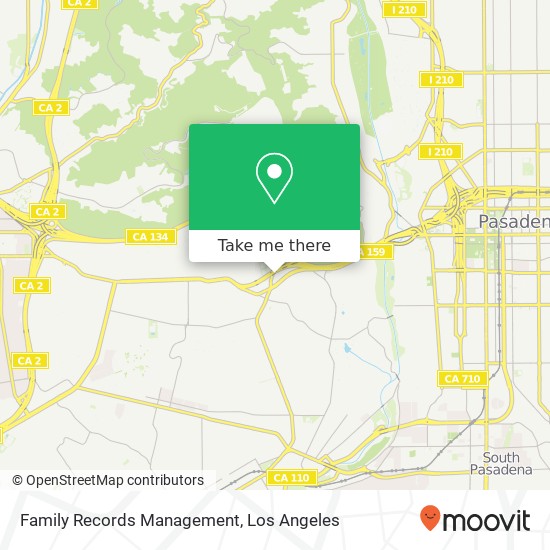 Mapa de Family Records Management