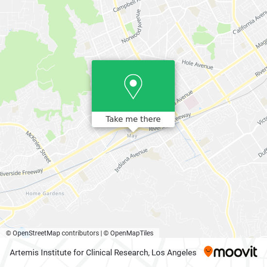 Artemis Institute for Clinical Research map