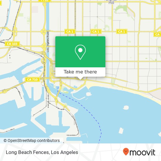 Mapa de Long Beach Fences