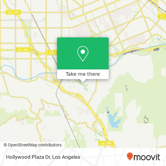 Mapa de Hollywood Plaza Dr