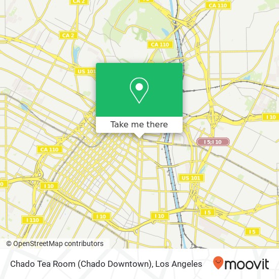 Mapa de Chado Tea Room (Chado Downtown)