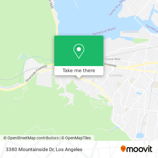 Mapa de 3380 Mountainside Dr