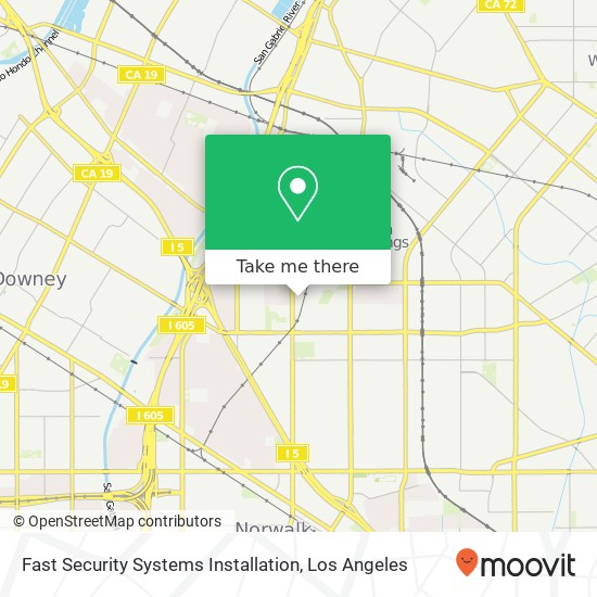 Fast Security Systems Installation map