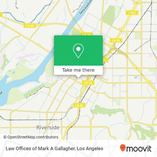 Mapa de Law Offices of Mark A Gallagher
