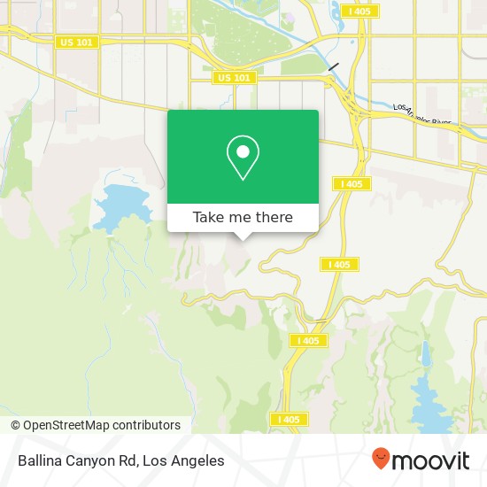 Mapa de Ballina Canyon Rd