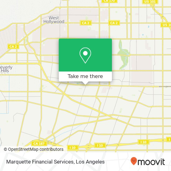 Marquette Financial Services map