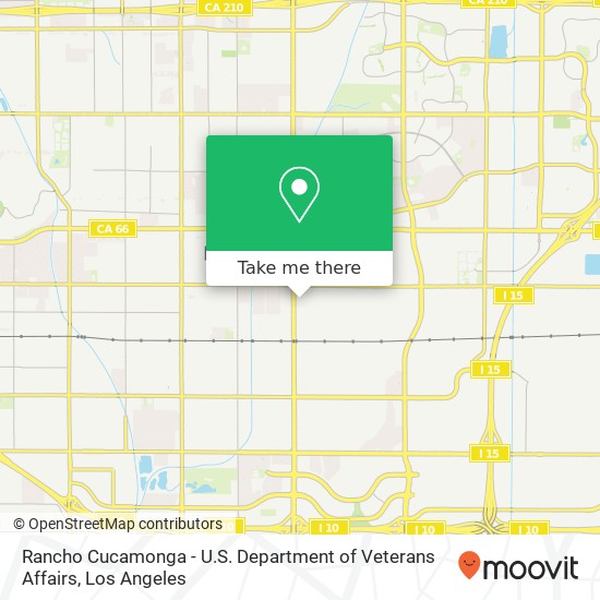 Mapa de Rancho Cucamonga - U.S. Department of Veterans Affairs