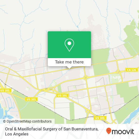 Mapa de Oral & Maxillofacial Surgery of San Buenaventura