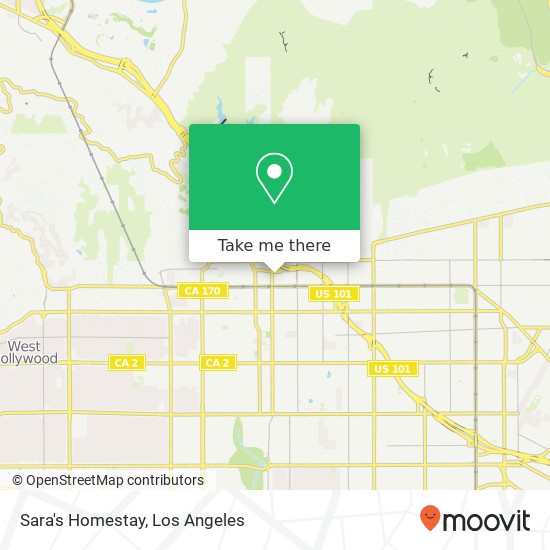 Sara's Homestay map