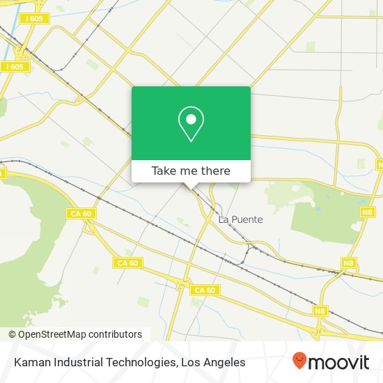 Mapa de Kaman Industrial Technologies