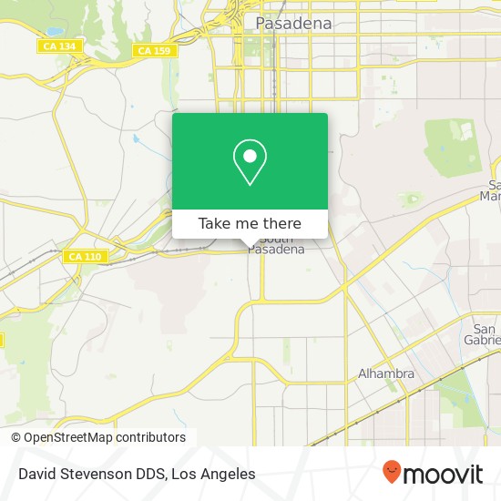 David Stevenson DDS map